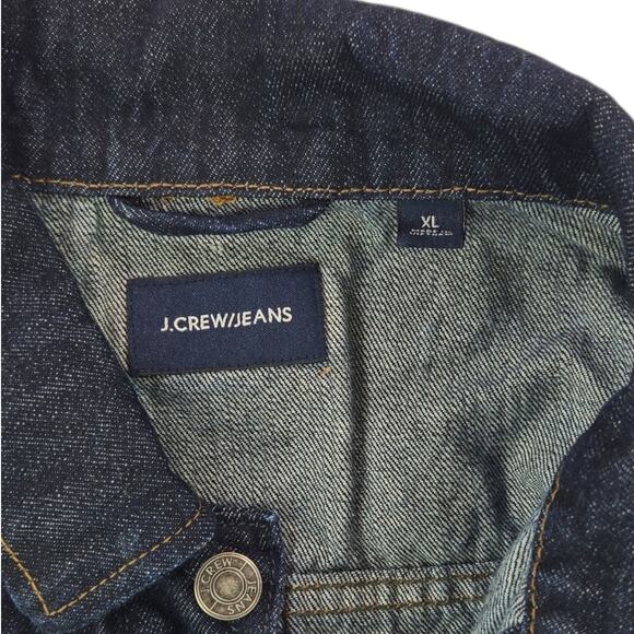 J.Crew | Dark Wash Jean/Denim Jacket | Size XL - Picture 3 of 4